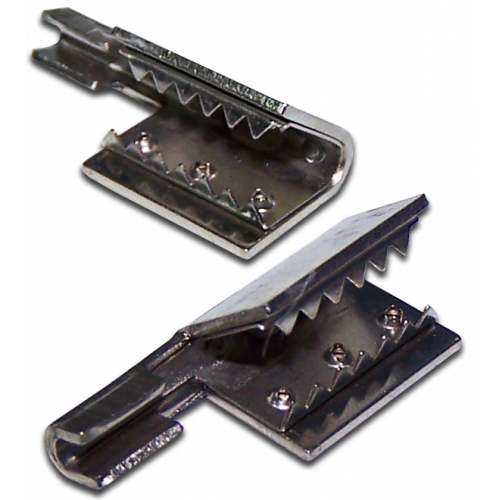 Earthing clamp for LSA module